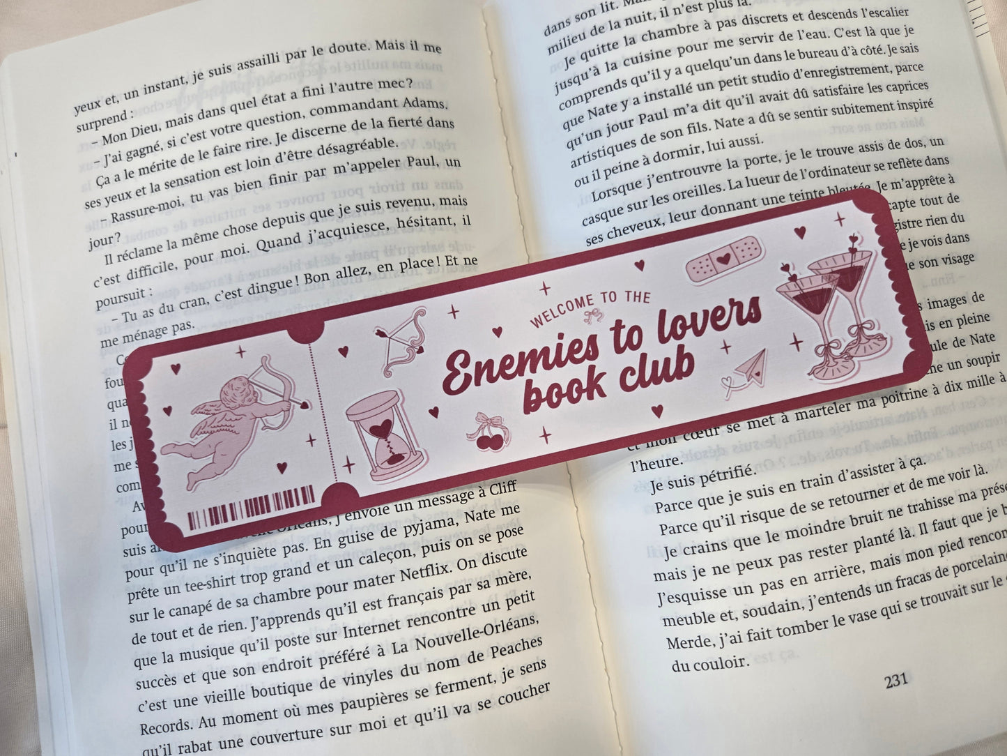 Marque-page Enemies to lovers Book Club ♥ Collection Tropes