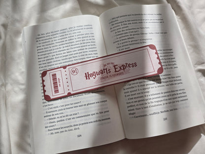 Marque-pages Tickets pour Poudlard ♥ Collection Harry Potter