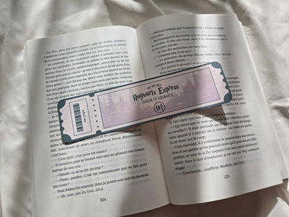 Marque-pages Tickets pour Poudlard ♥ Collection Harry Potter