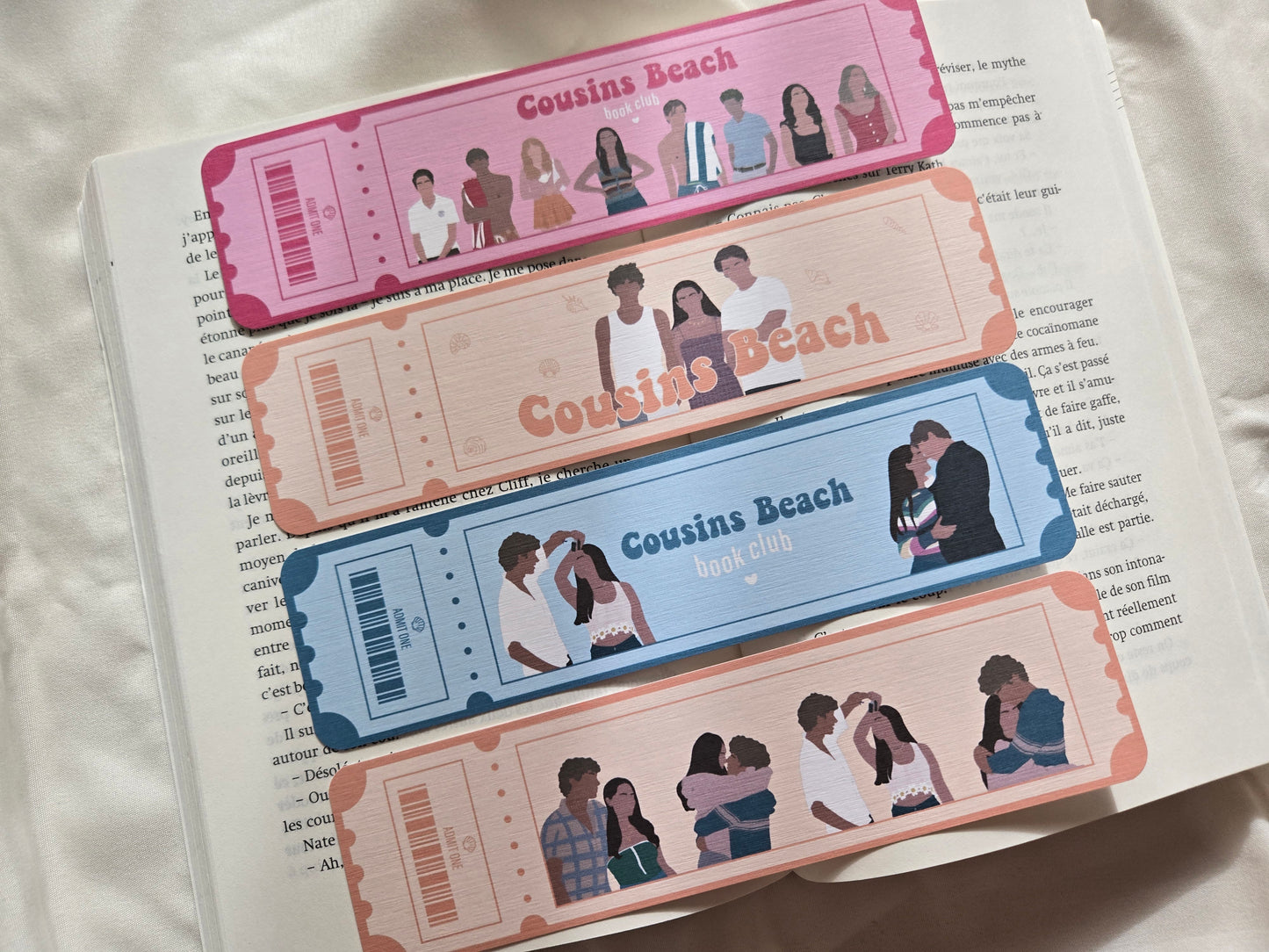 Marque-pages Conrad, Jeremiah, Belly ♥ Collection The Summer I Turned Pretty