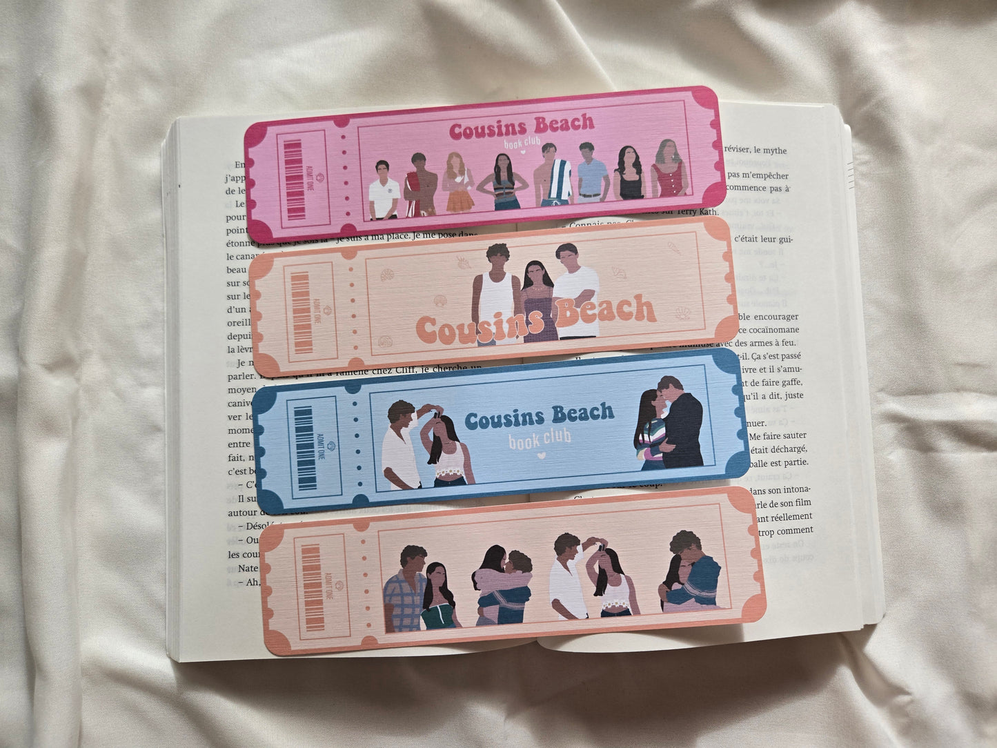 Marque-pages Conrad, Jeremiah, Belly ♥ Collection The Summer I Turned Pretty