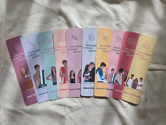 Marque-pages Conrad, Jeremiah, Belly ♥ Collection The Summer I Turned Pretty