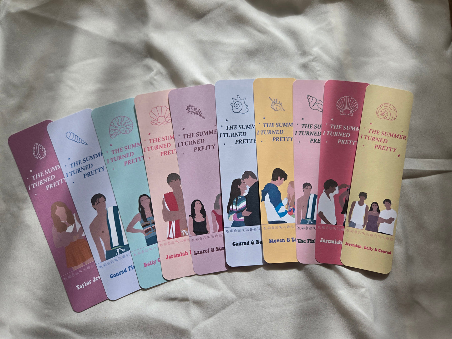 Marque-pages Conrad, Jeremiah, Belly ♥ Collection The Summer I Turned Pretty