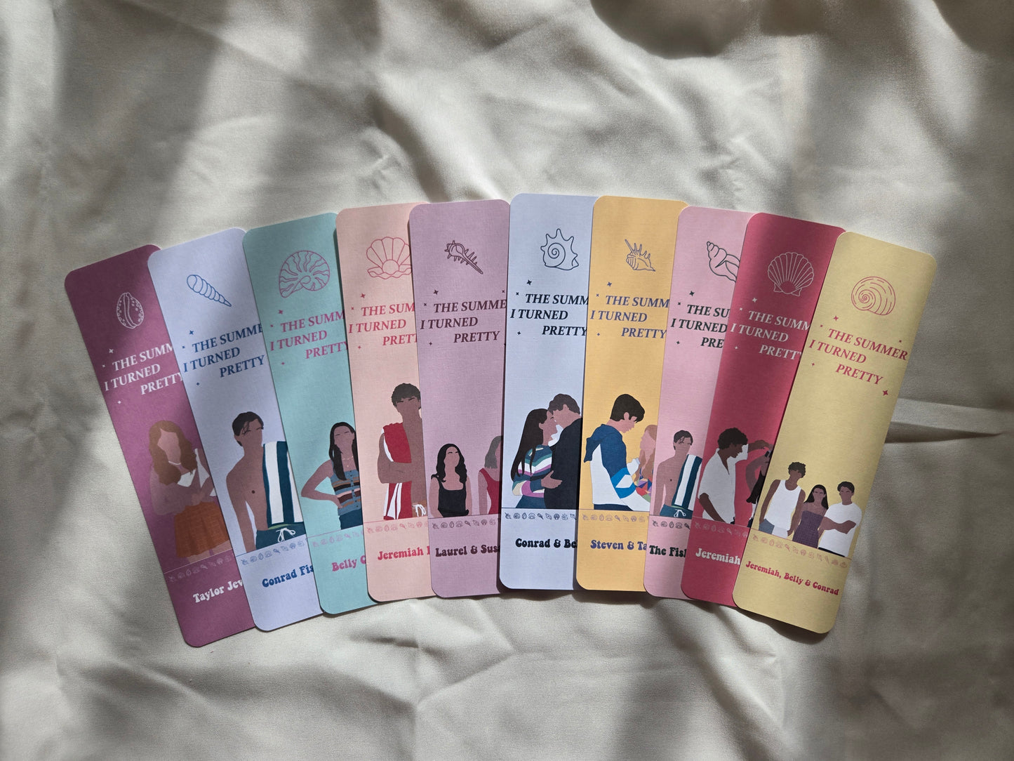 Marque-pages Conrad, Jeremiah, Belly ♥ Collection The Summer I Turned Pretty