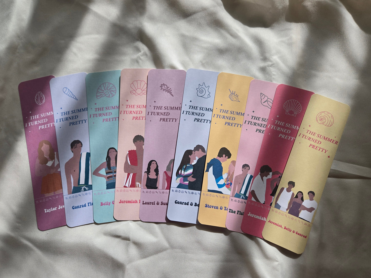 Marque-pages Conrad, Jeremiah, Belly ♥ Collection The Summer I Turned Pretty