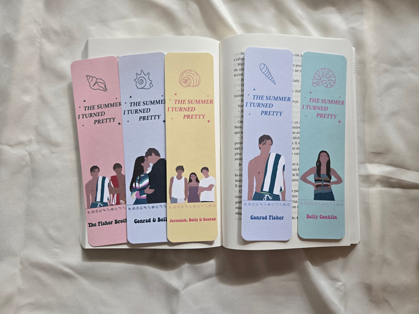 Marque-pages Conrad, Jeremiah, Belly ♥ Collection The Summer I Turned Pretty