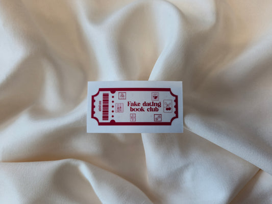 Fake Dating Book Club Sticker ♥ Tropes Collection