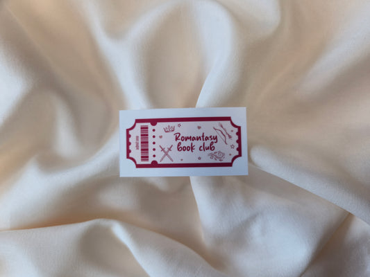 Romantasy Book Club Sticker ♥ Tropes Collection