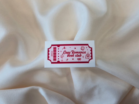 Cozy Romance Book Club Sticker ♥ Tropes Collection