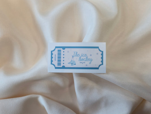 The Ice Hockey Book Club Sticker ♥