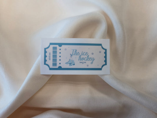 The Ice Hockey Book Club Sticker ♥