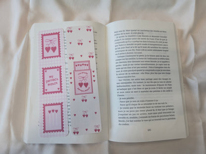 Bookmarks You are my perfect match ♥