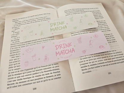 Marque-pages ♥ Hot Girls Drink Matcha ♥