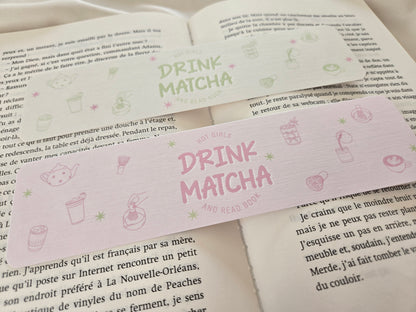 Marque-pages ♥ Hot Girls Drink Matcha ♥