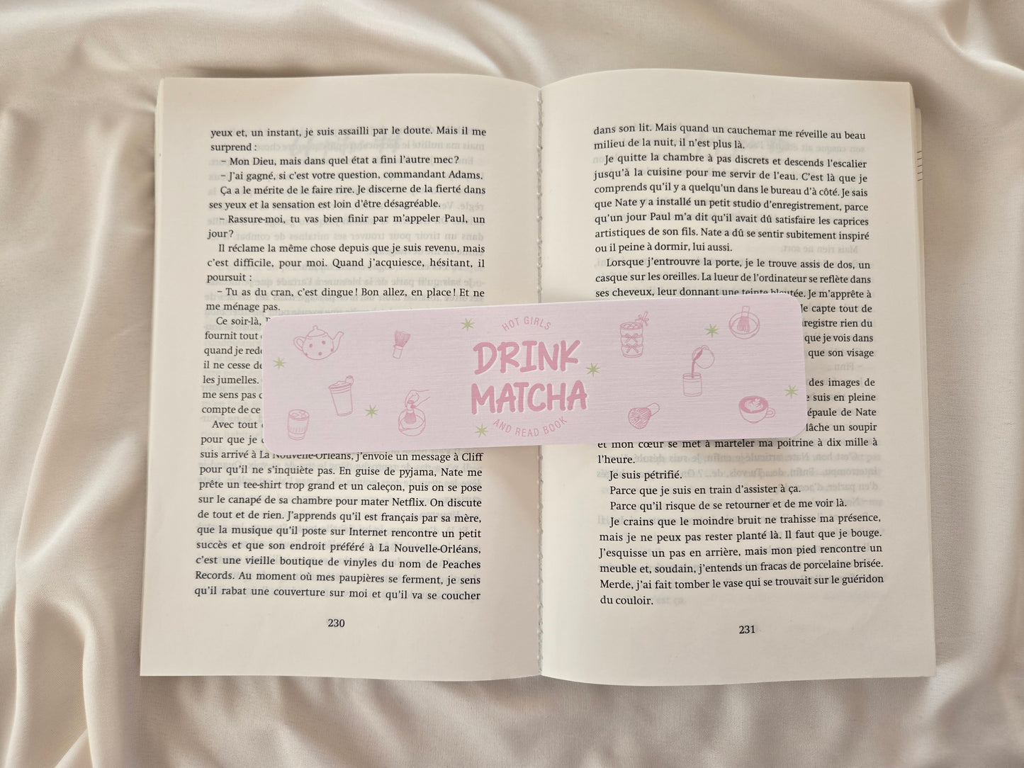 Marque-pages ♥ Hot Girls Drink Matcha ♥