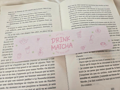Marque-pages ♥ Hot Girls Drink Matcha ♥