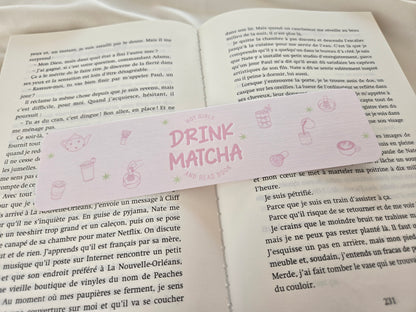 Marque-pages ♥ Hot Girls Drink Matcha ♥