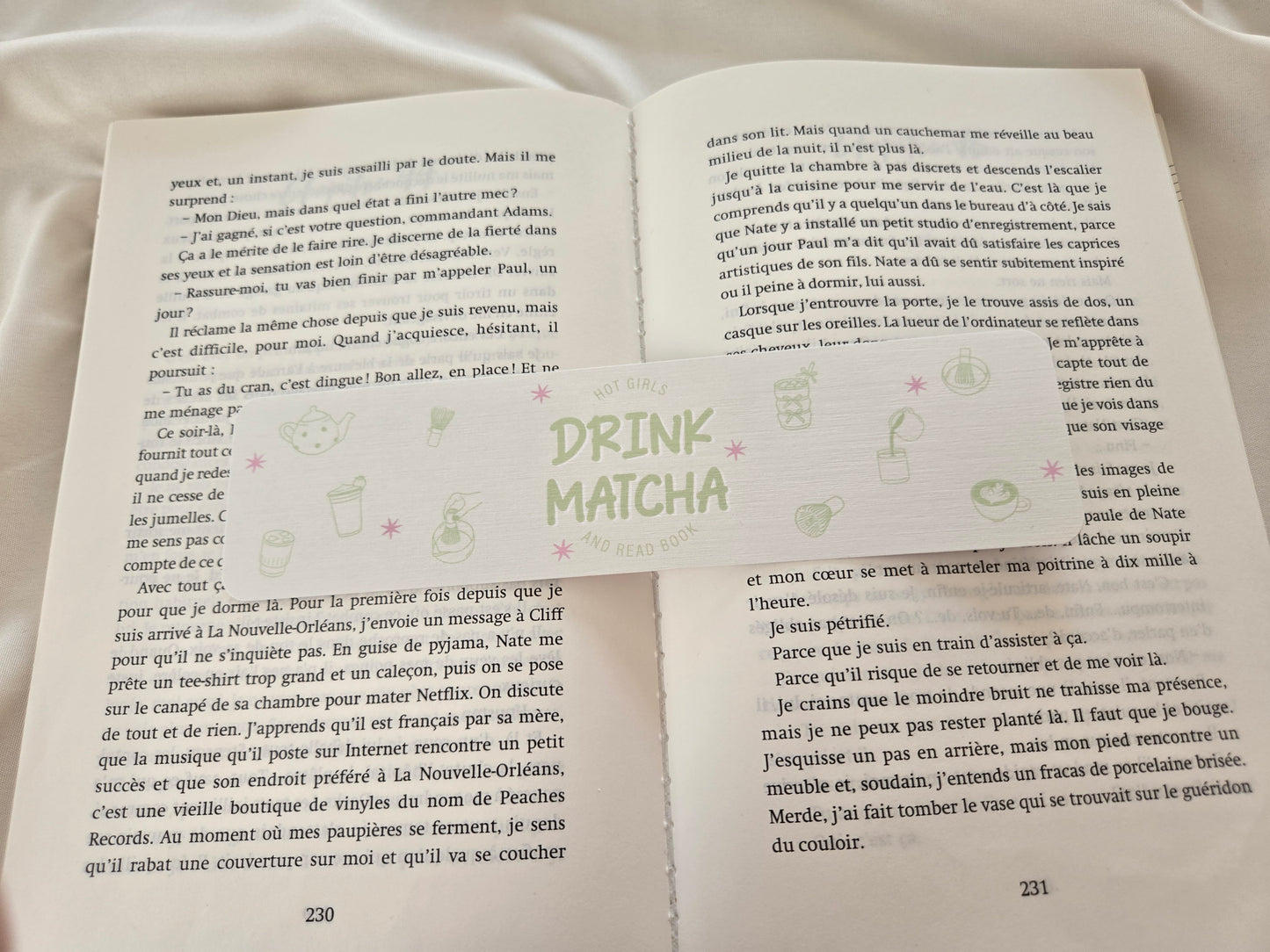 Marque-pages ♥ Hot Girls Drink Matcha ♥