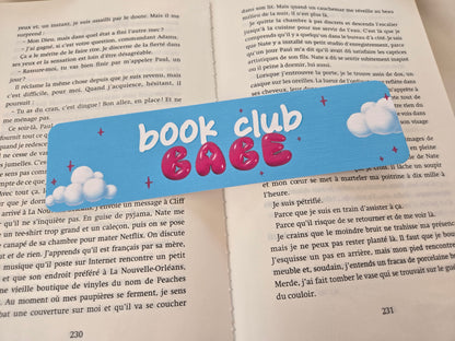 Marque-page ♥ Book Club Babe ♥