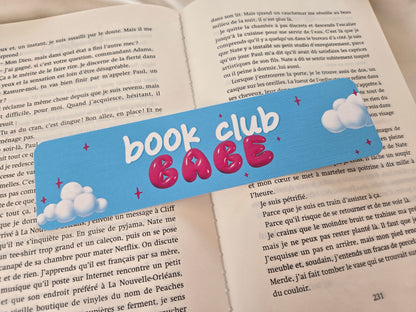 Marque-page ♥ Book Club Babe ♥