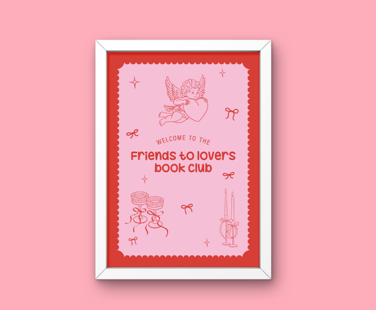 Affiche Friends to Lovers Book Club ♥ Collection Tropes
