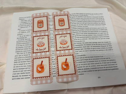 Marque-pages ♥ Timbres d'automne ♥