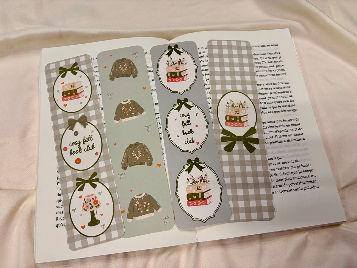 Marque-pages ♥ Cosy Fall Book Club ♥
