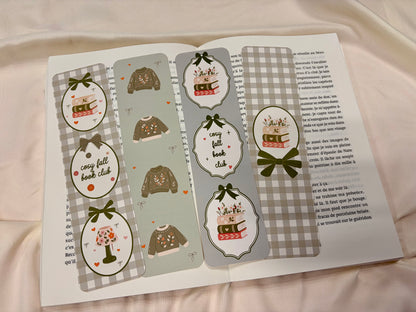 Marque-pages ♥ Cosy Fall Book Club ♥