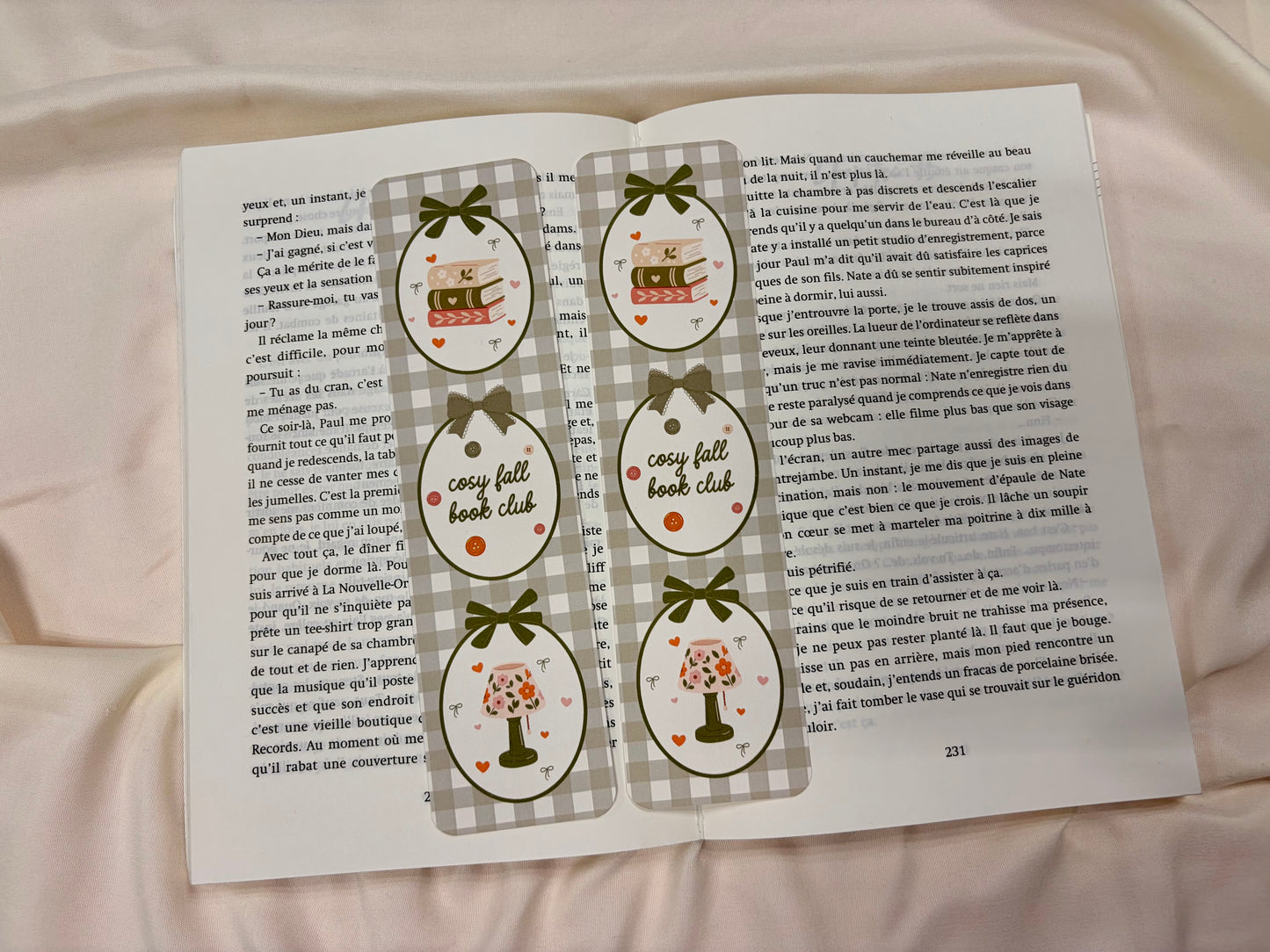 Marque-pages ♥ Cosy Fall Book Club ♥