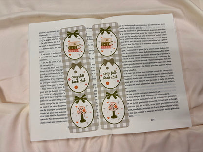 Marque-pages ♥ Cosy Fall Book Club ♥