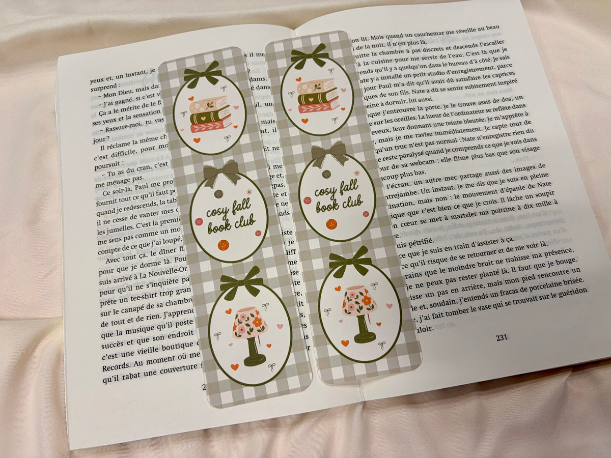 Marque-pages ♥ Cosy Fall Book Club ♥