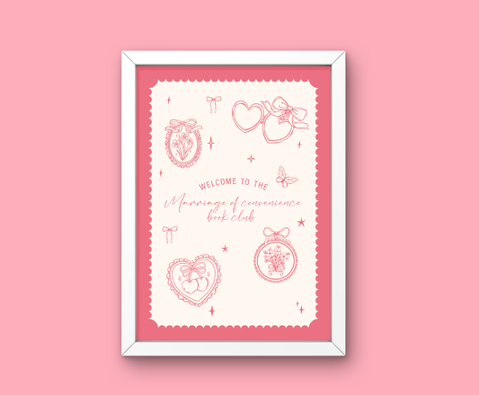 Affiche Marriage of the convenience Book Club ♥ Collection Tropes