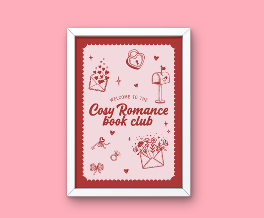 Affiche Cosy Romance Book Club ♥ Collection Tropes
