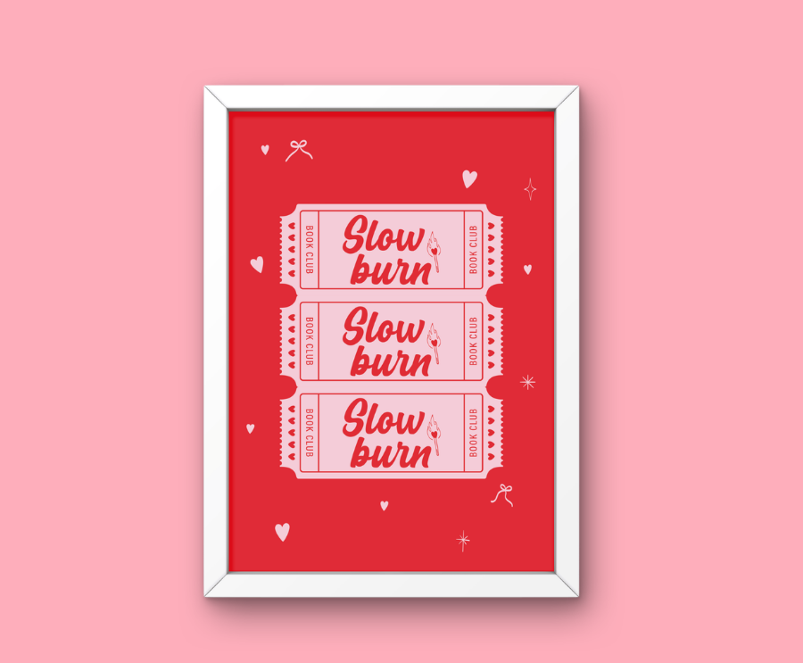 Affiche Slow Burn Book Club ♥ Collection Tickets Tropes