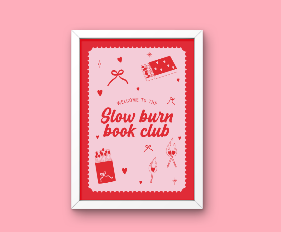 Affiche Slow Burn Book Club ♥ Collection Tropes