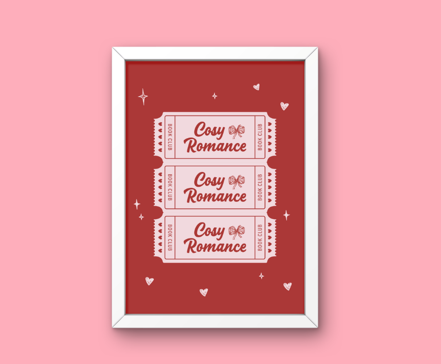 Affiche Cosy Romance Book Club ♥ Collection Tickets Tropes