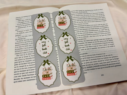 Marque-pages ♥ Cosy Fall Book Club ♥