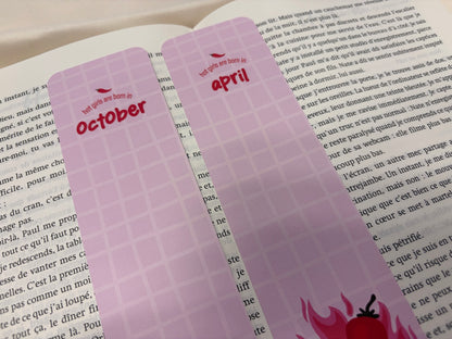 Marque-pages ♥ Hot Girls Are Born In... ♥