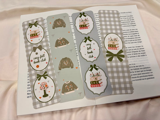 Marque-pages ♥ Cosy Fall Book Club ♥