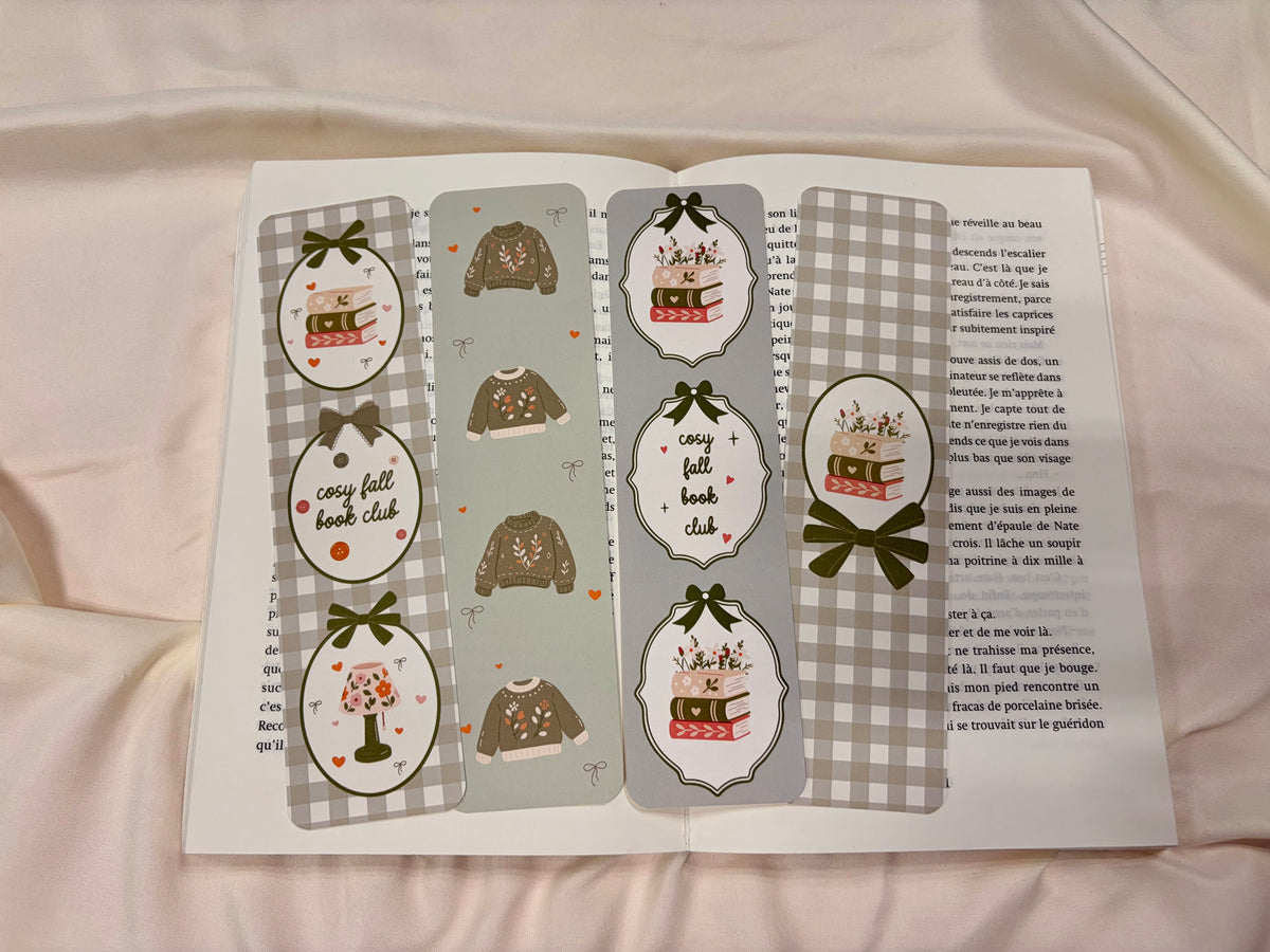 Marque-pages ♥ Cosy Fall Book Club ♥