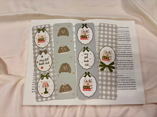 Marque-pages ♥ Cosy Fall Book Club ♥