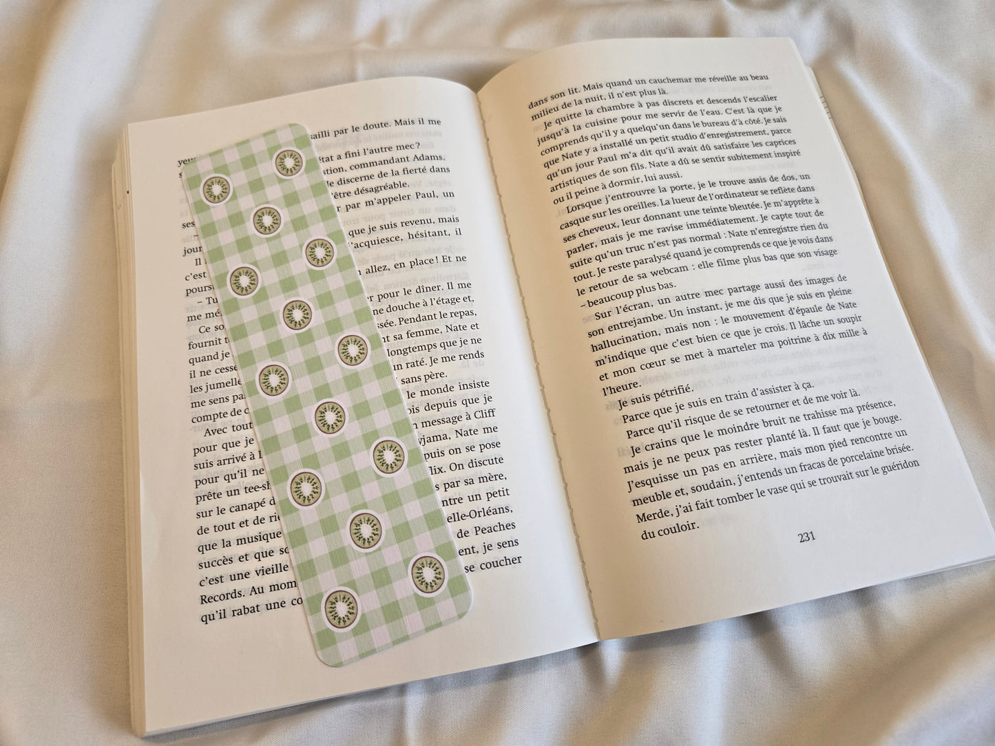 Marque-pages Vichy ♥ Fruits