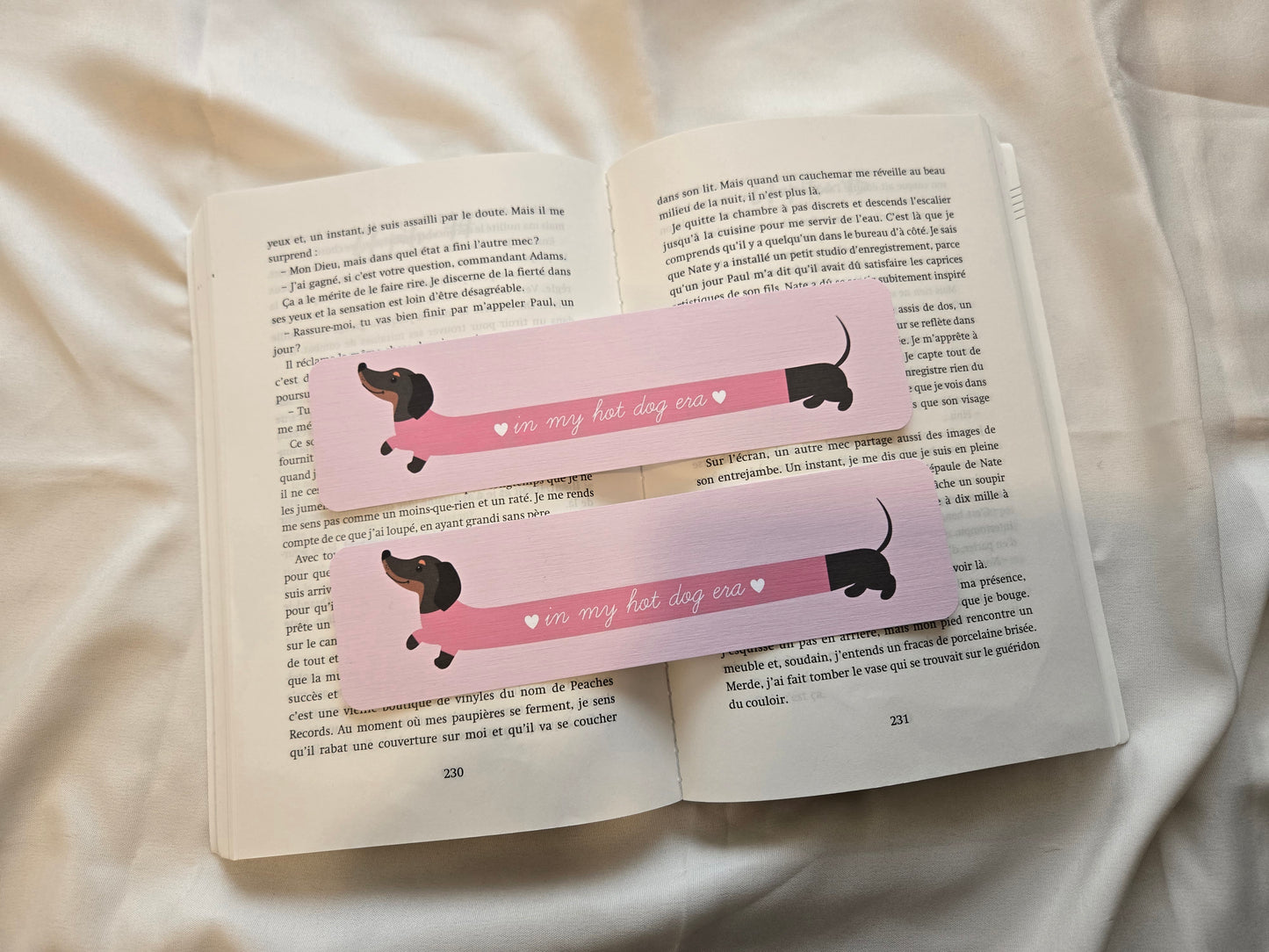 Marque-pages Teckel - Chien saucisse ♥