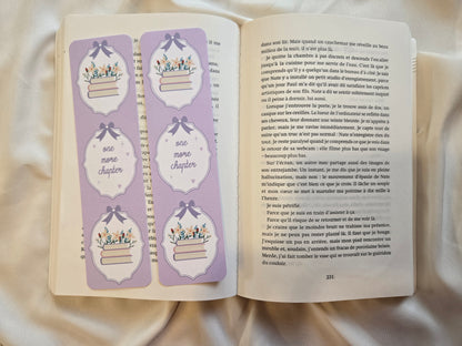 Marque-page One more chapter ♥