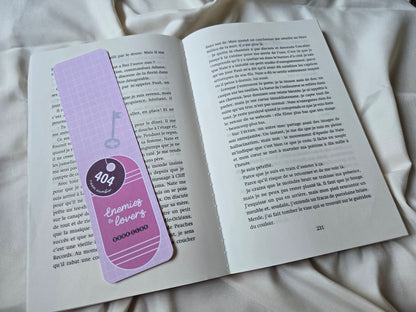 Marque-page Enemies to Lovers ♥ Collection Clé de motel
