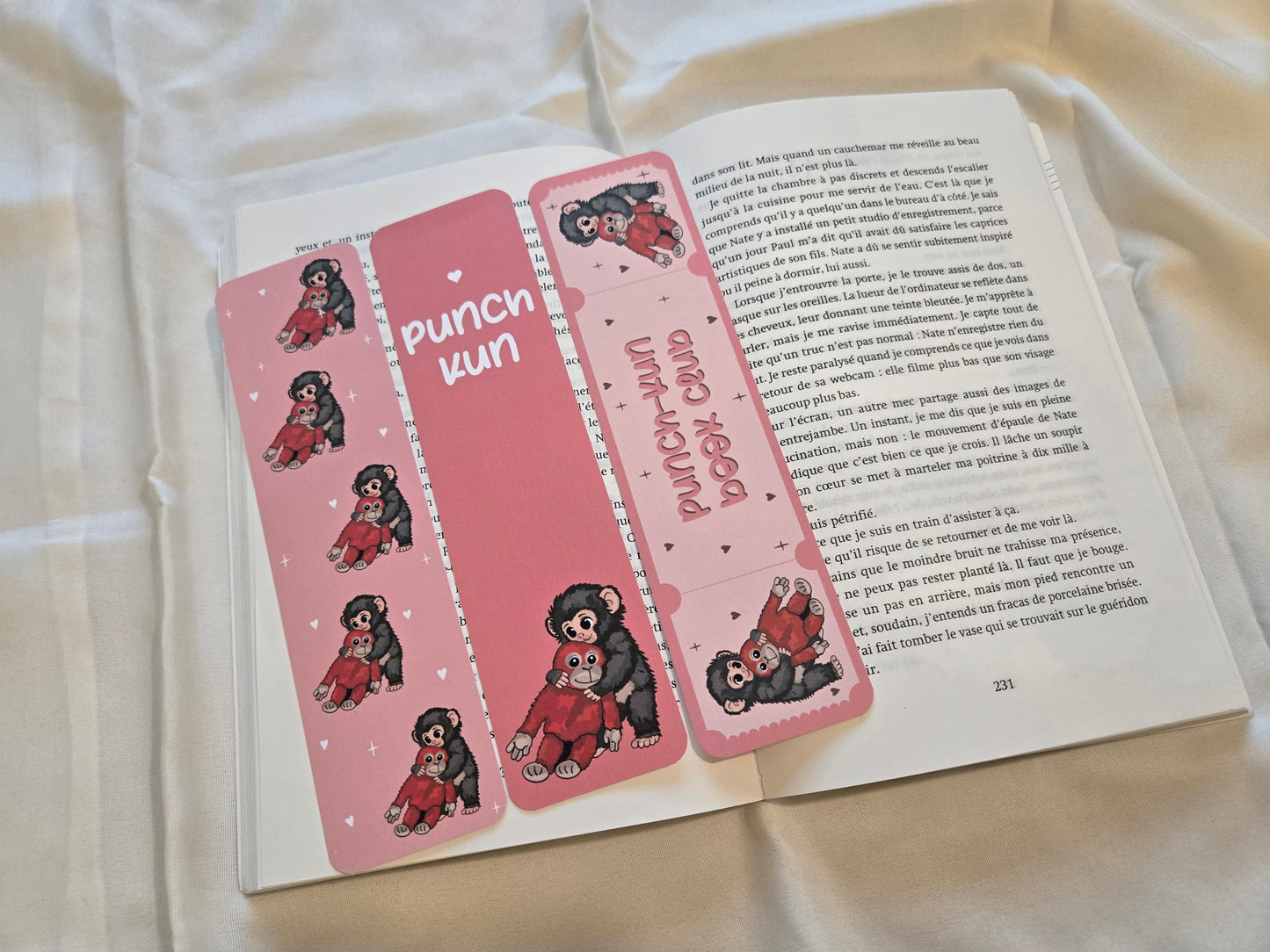 Punch-Kun Baby Macaque Bookmark ♥