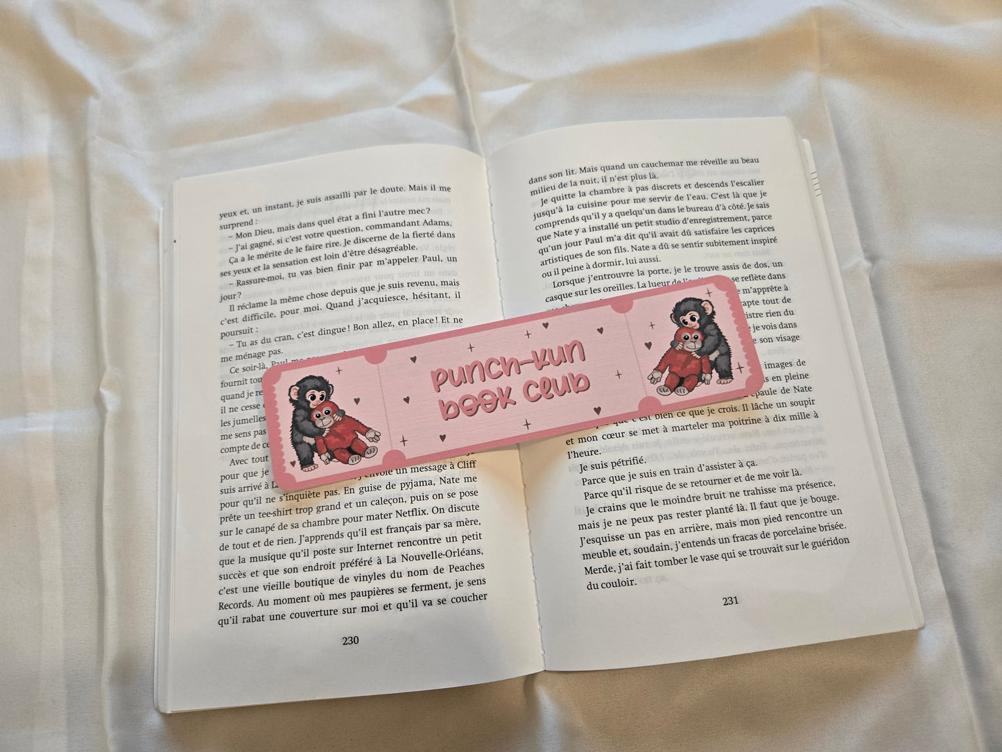 Punch-Kun Baby Macaque Bookmark ♥