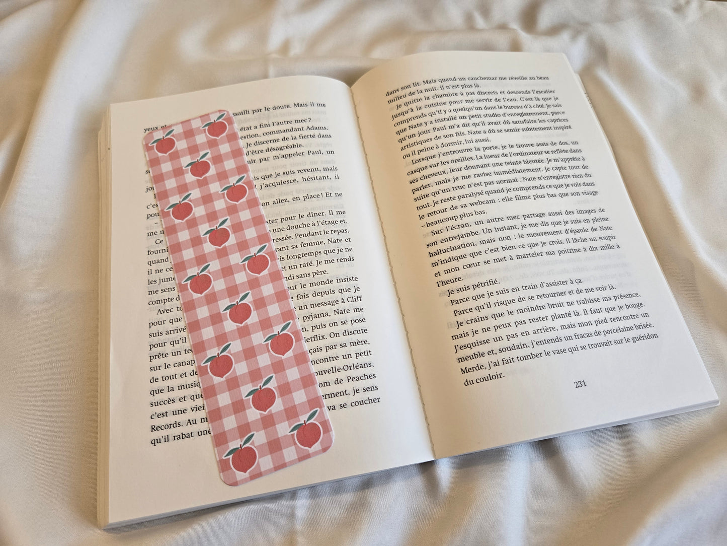 Marque-pages Vichy ♥ Fruits