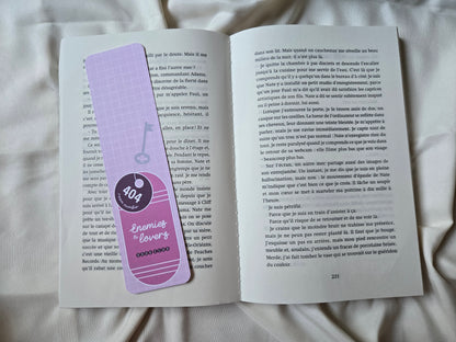 Marque-page Enemies to Lovers ♥ Collection Clé de motel