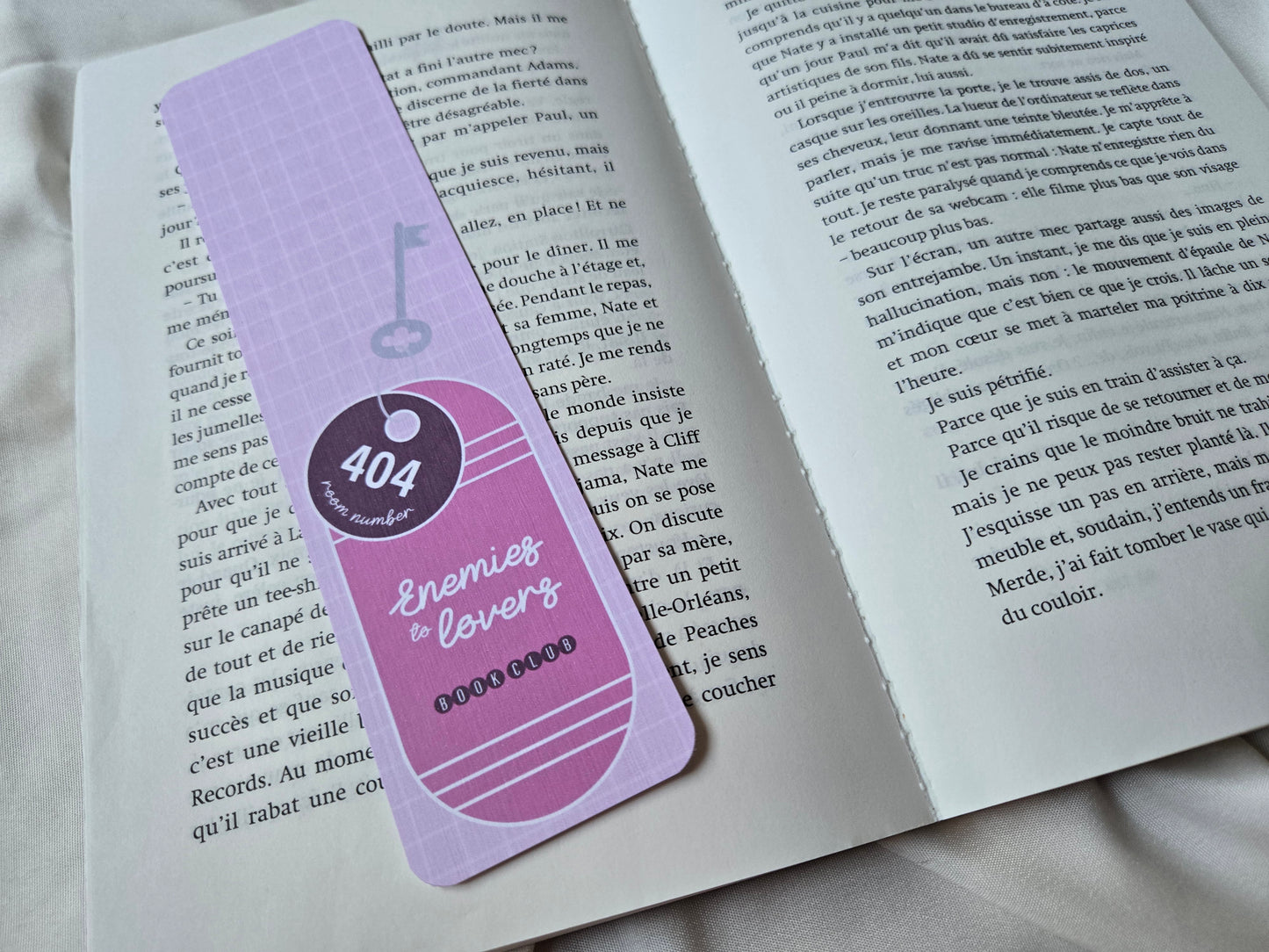 Marque-page Enemies to Lovers ♥ Collection Clé de motel